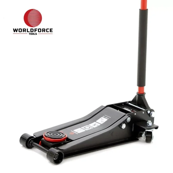 WORLDFORCE Hidrolik Kriko 3 Ton Düşük Profil Çift Piston